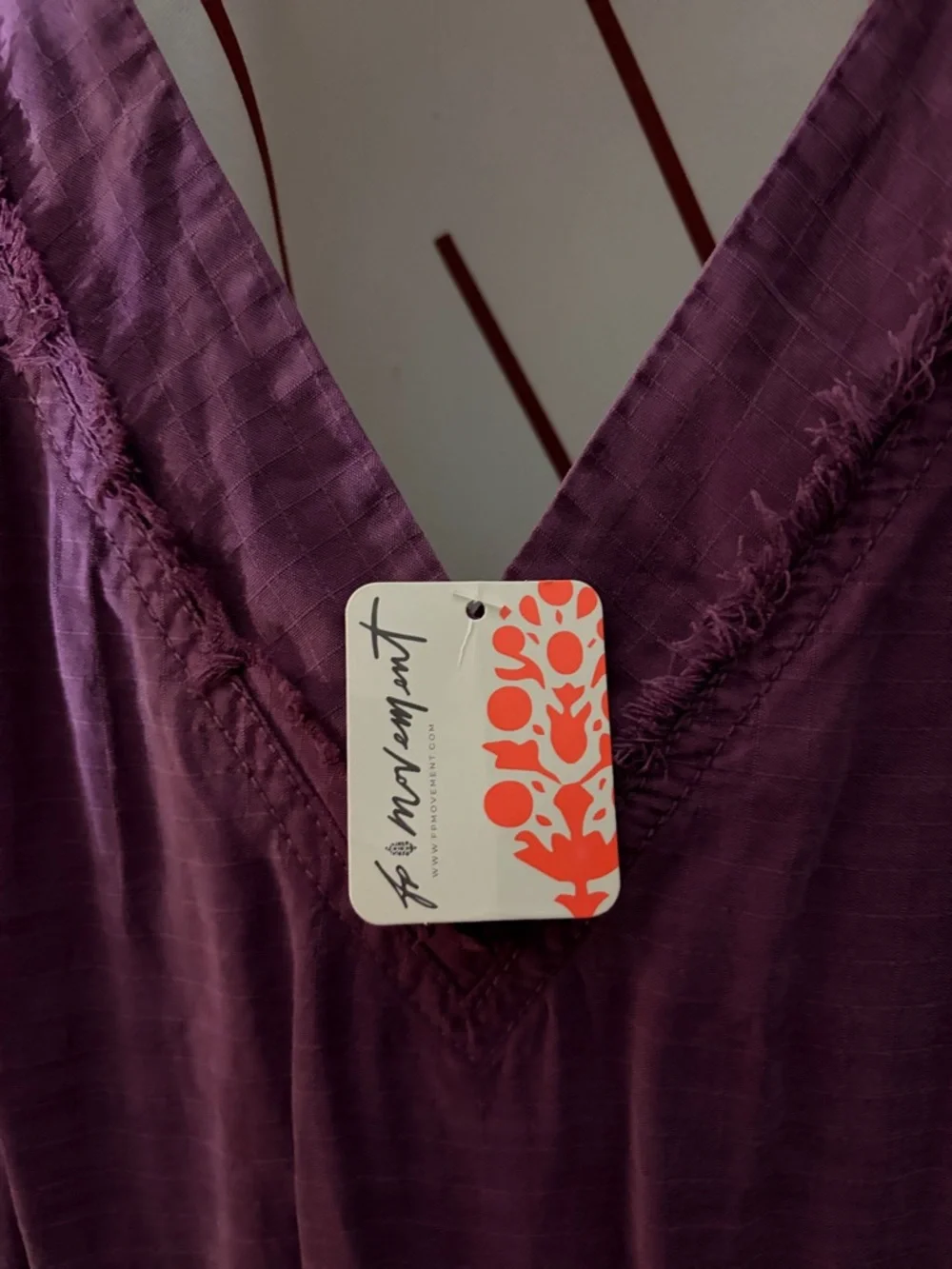 Free People Plum Shelter Ruffle Jumpsuit - Picture 5 of 6